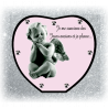 Plaque Funéraire Coeur 29cmØ