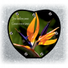 21.Plaque Funéraire Coeur 29cmØ
