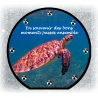 6.Plaque Funéraire Ronde 29cmØ
