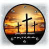72.Plaque Funéraire Ronde 29cmØ