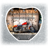 Plaque Funéraire Coeur 29cmØ