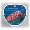 Plaque Funéraire Coeur 29cmØ
